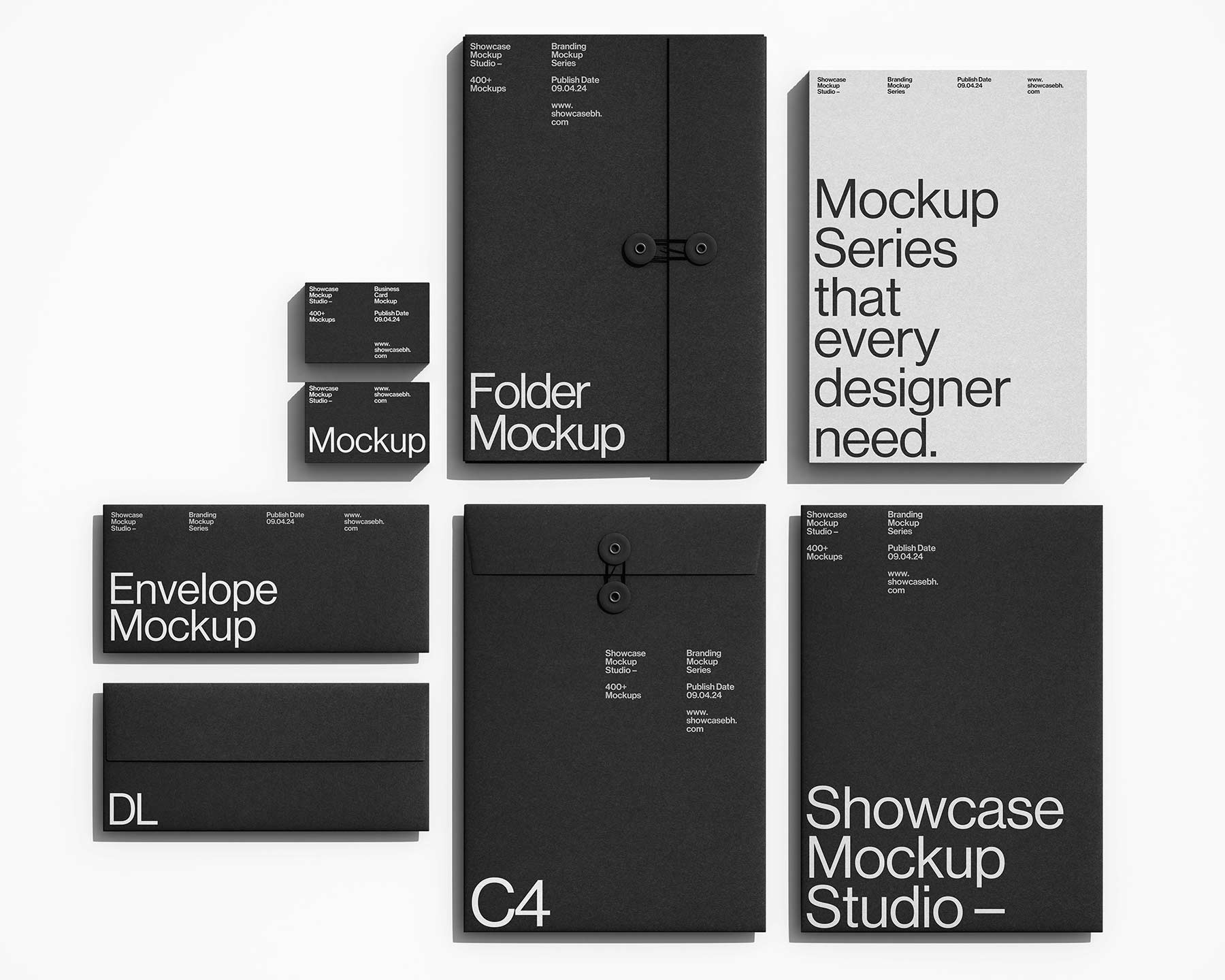 Black03_Branding Mockup Set