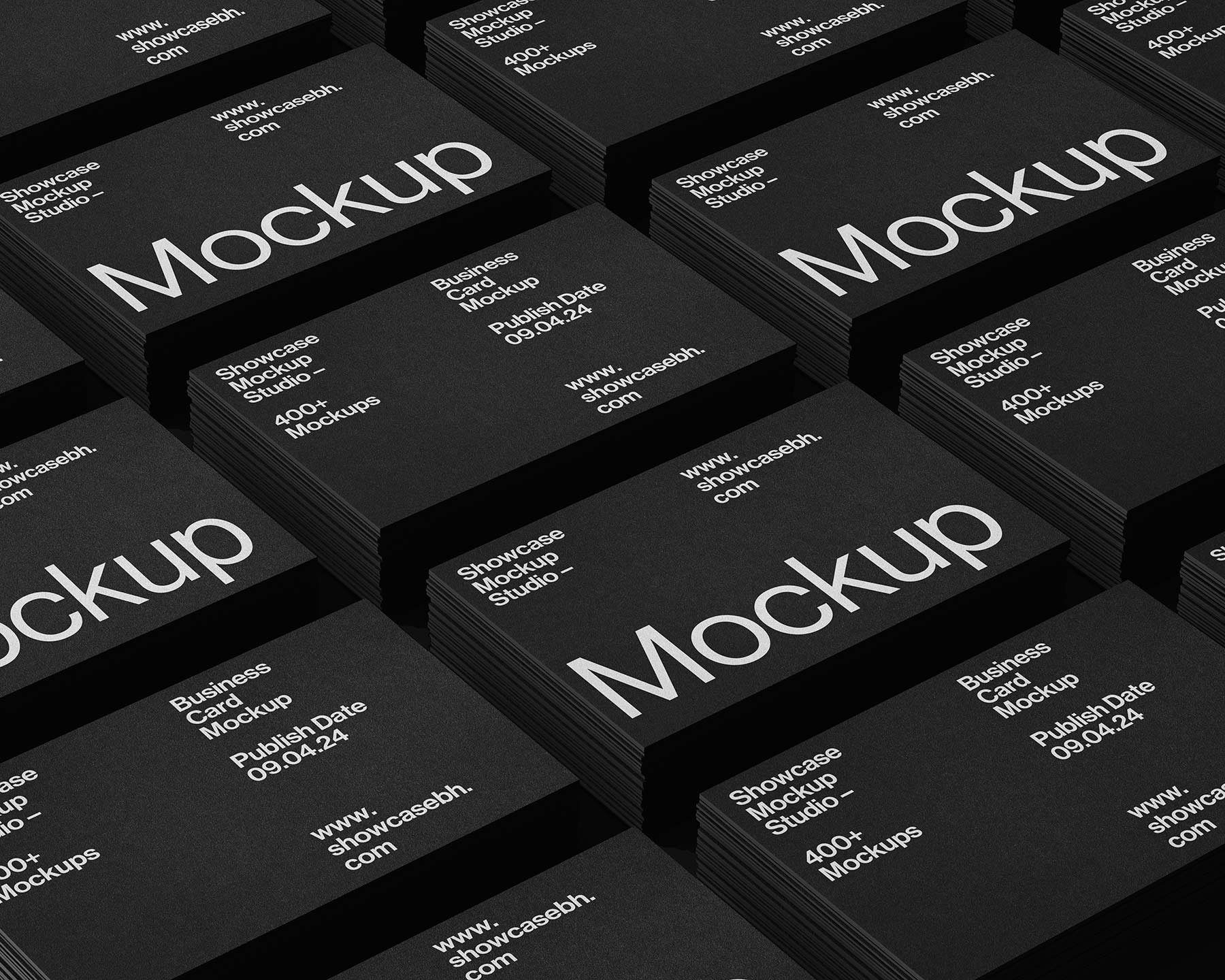 Black07_Business Card Mockup