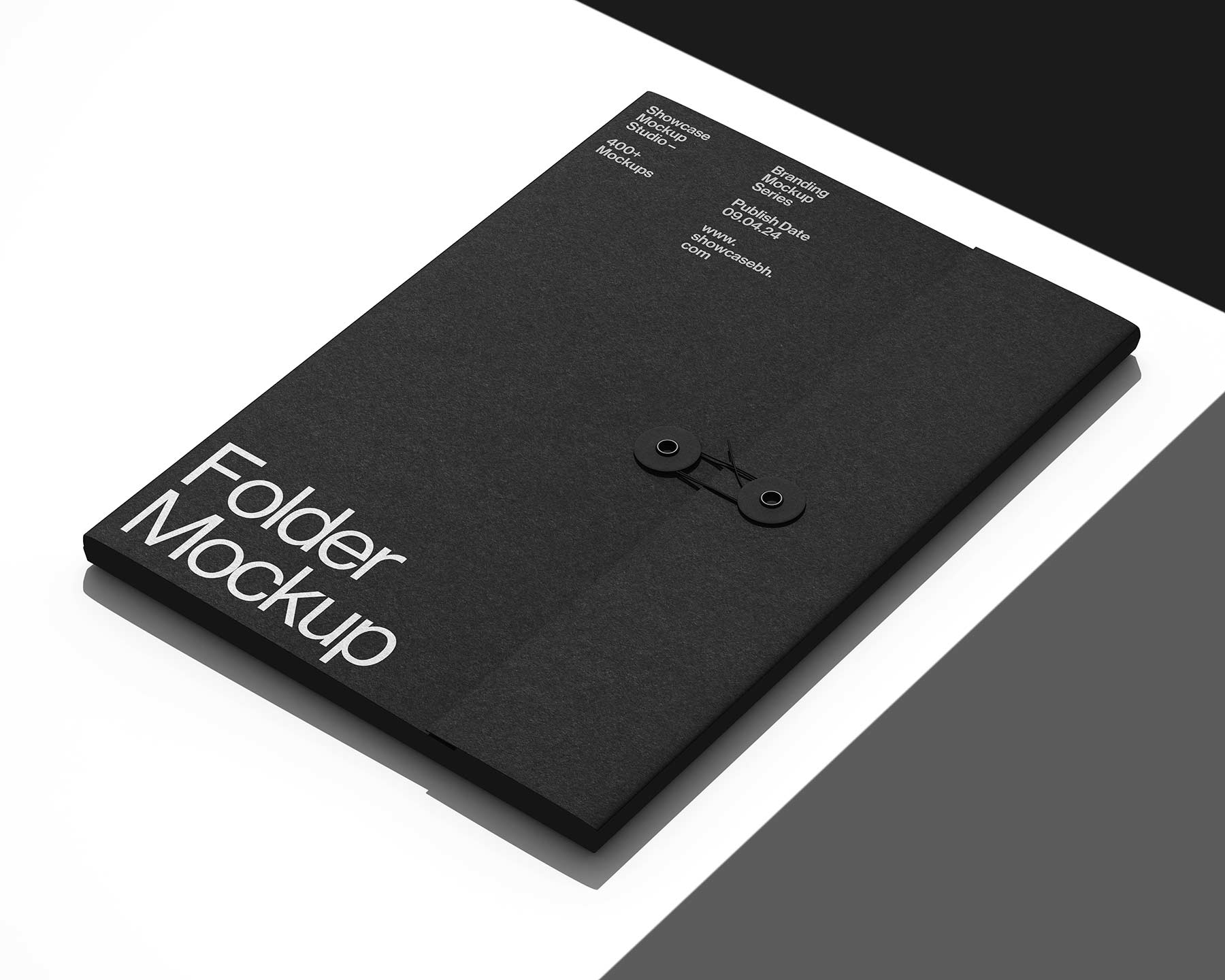 Black11_A4 Folder Mockup