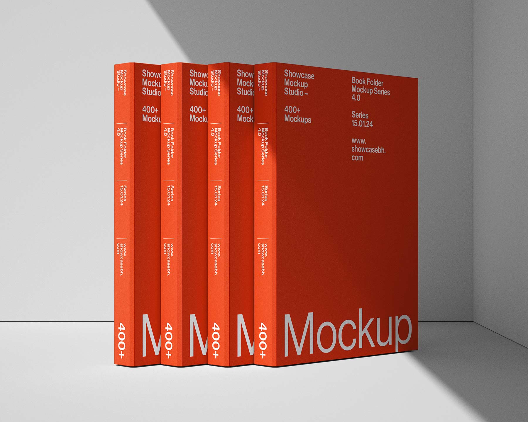 BF4_Book Folder Mockup Bundle